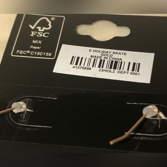Torrid NWT Holiday Skate Earrings - Picture 7 of 12
